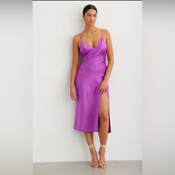 Dynamite Dresses & Skirts - Dynamite Purple Midi Dress